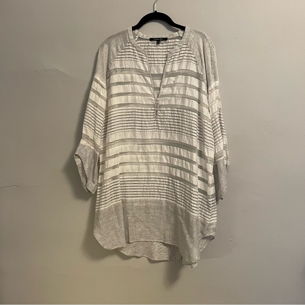 Rachel Roy Linen Blend Tunic